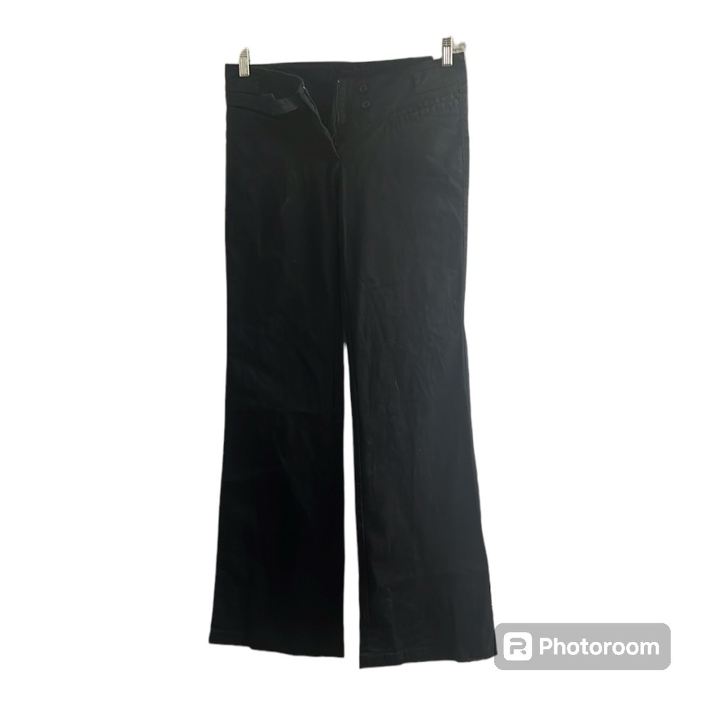 Armani black flared jeans
